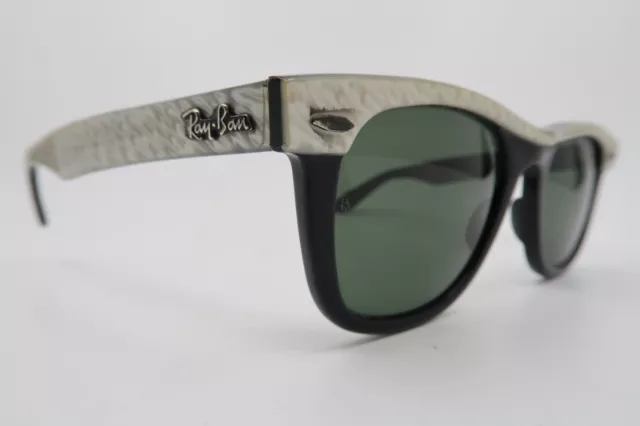 Vintage B&L Ray Ban WAYFARER sunglasses USA etched BL low production colour way