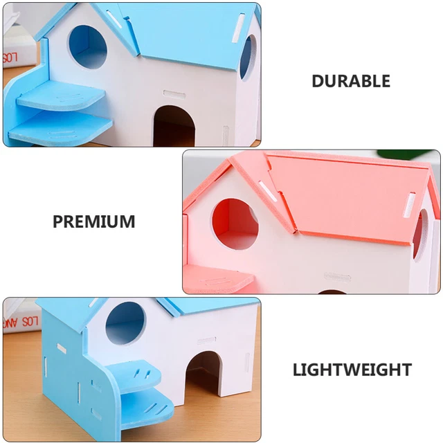 1Pc Guinea Hamster Hütte Hamster Schlafen Käfig Hamster Bett 6