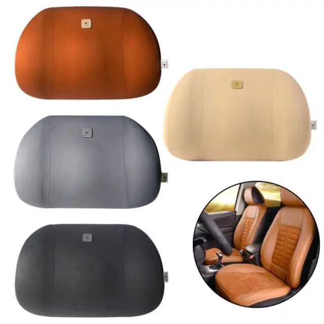 Car Seat Memory Foam Lower Back Cushion Support Automotive Lumbar Pad