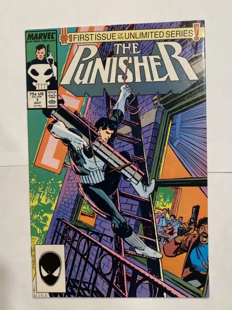 The Punisher #1 Marvel 1987 Key First Ongoing Series! Klaus Janson!