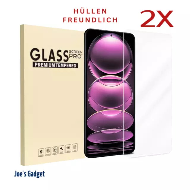 Schutzglas für Xiaomi 13T 13T Pro 12T 12T Pro 11T Display Panzerfolie Full Cover