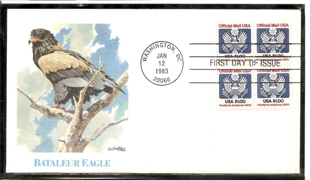 US SC # O132 Official Mail USA FDC, Fleetwood Cachet.