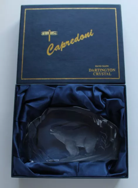 Boxed Capredoni Dartington Crystal - POLAR BEAR