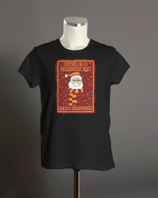 T-Shirt Bradfrod - Babbo Natale è un fan di Bradford - Natale - Biologico - Unisex