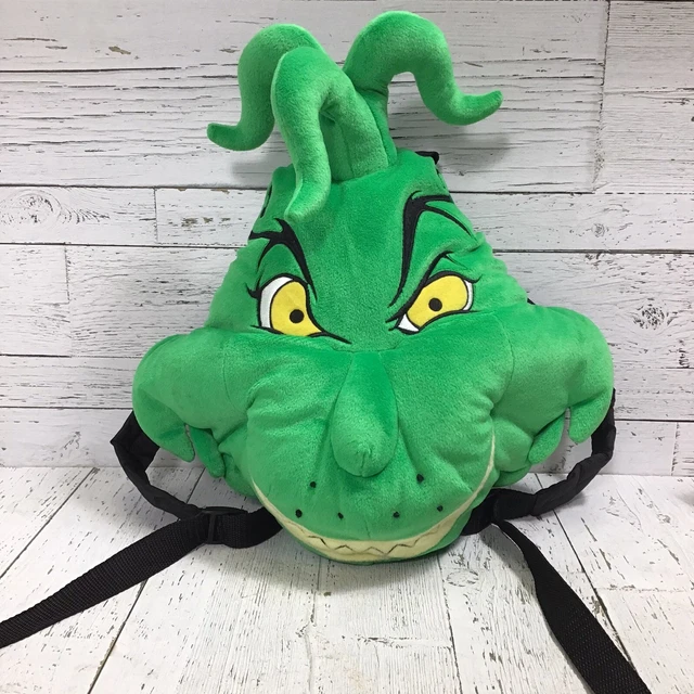 VINTAGE DR. SEUSS How The GRINCH Stole Christmas Plush Backpack Holiday