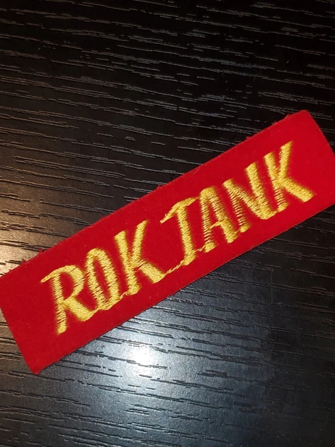 Us Rok Patch 1950S 60S US Army Vietnam Era Korean Made ROK Armor Tank Tab Patch L@@K ...