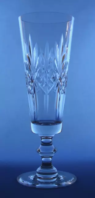 EDINBURGH CRYSTAL - EMBASSY DESIGN - FLUTE CHAMPAGNE GLASS   18cm  /  7"