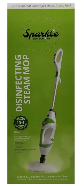 New Domaine Sparkle 10in1 Disinfecting Steam Mop Accessories Included New Domaine Sparkle 10in1 Disinfecting Steam Mop Accessories Included