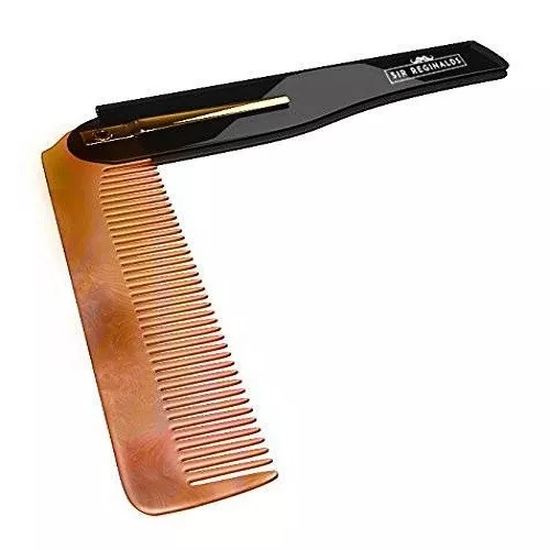 Beard Moustache Hair Comb Mens Grooming Travel Pocket Sized Finest Folding Tool 3