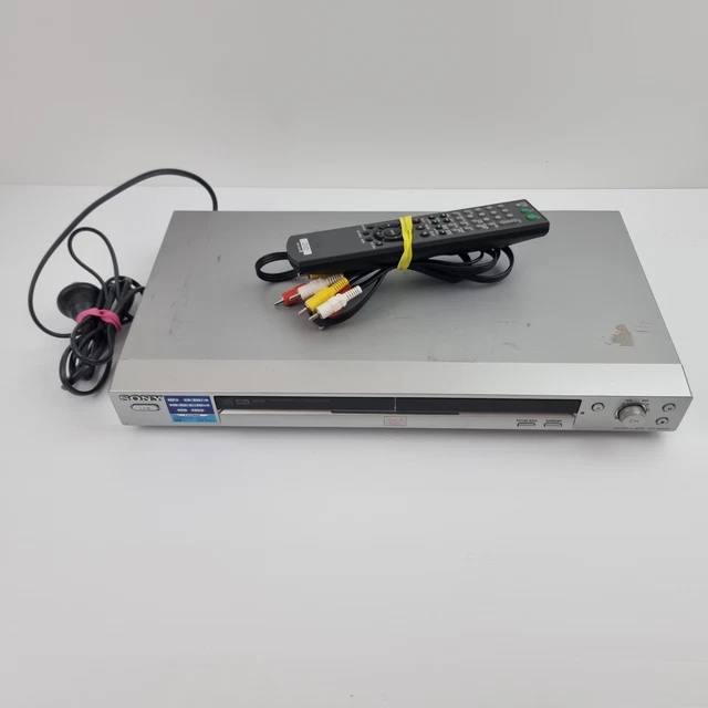 SONY DVD/CD PLAYER DVP NS530 Working with remote and cables Free