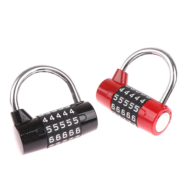 Zinc Alloy 5 Dial Digit Combination Padlock Travel Number Code PasswoAH