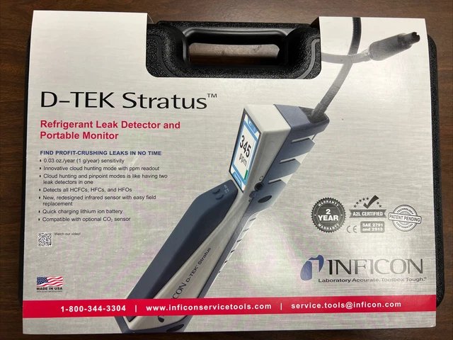 Inficon 724-202-G1 D-TEK Stratus Refrigerant Leak Detector