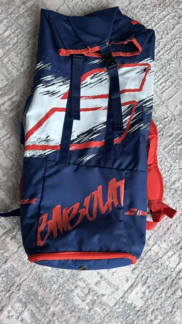 Babolat Backrack 2 Tennis / Badminton Bag (Blue-White-Red)