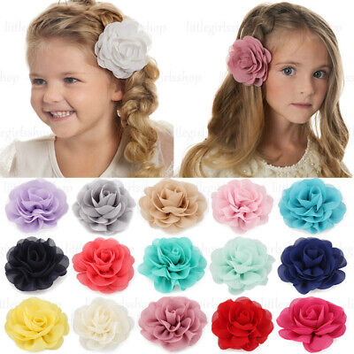 Hair Bows with Clips For kids Baby Girls Bow Hair Clip Children Toddler Flowers