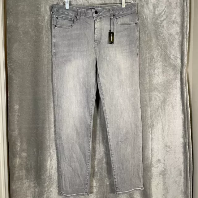 PANTALONES DE MEZCLILLA Express Hyper el sticos para hombre talla