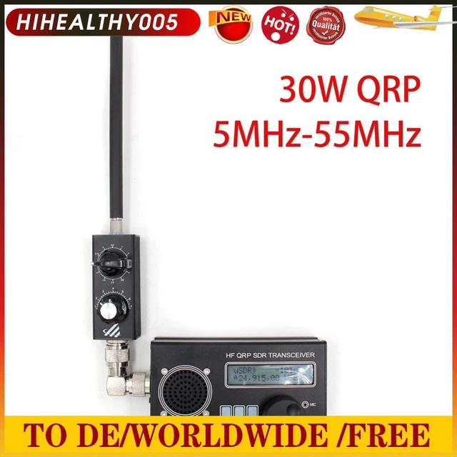 Antenna QRP 5 MHz-55 MHz banda completa 20 W antenna UV aeronautica regolabile per UHF VHF