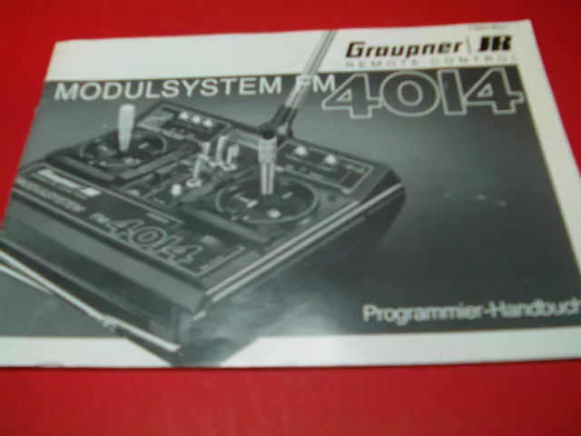 Graupner   Fm-4014   Progammier  Handbuch