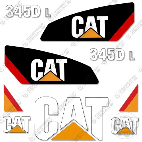 Caterpillar 345DL Decal Kit Excavator - 7 YEAR OUTDOOR 3M VINYL!