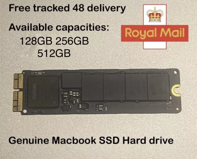 SSD Apple 2013 2014 2015 2017 MacBook Air Pro A1466 A1502 128 GB 256 GB 512 GB