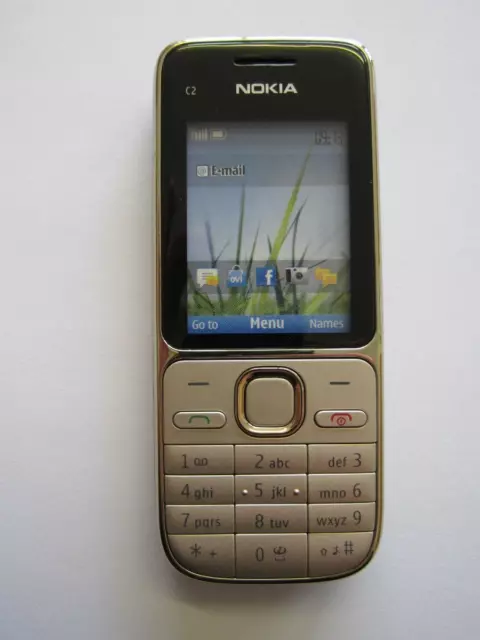 Silver Nokia C2-01 Mobile Phone Kids Toy/Practical Joke/Shop Display Dummy