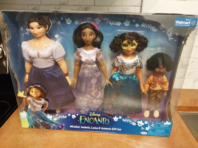 Disney Encanto Mirabel, Isabela, Luisa & Antonio Dolls Walmart Exclusive Set