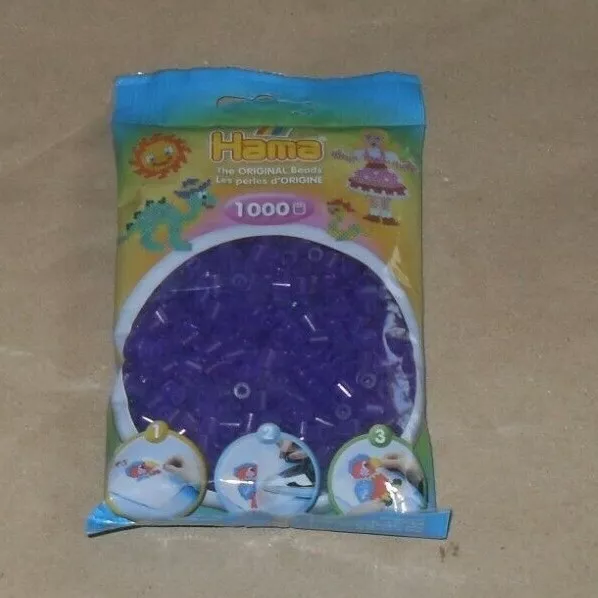 Hama 207- 24 purple - 1000 Midi coloured beads