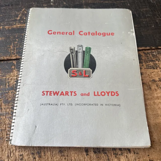 Stewarts and Lloyds (S&L) Vintage General Catalogue Australian Industrial