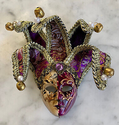 Original Maschera Del Galeone Mask from Venice Italy - Ex Cond