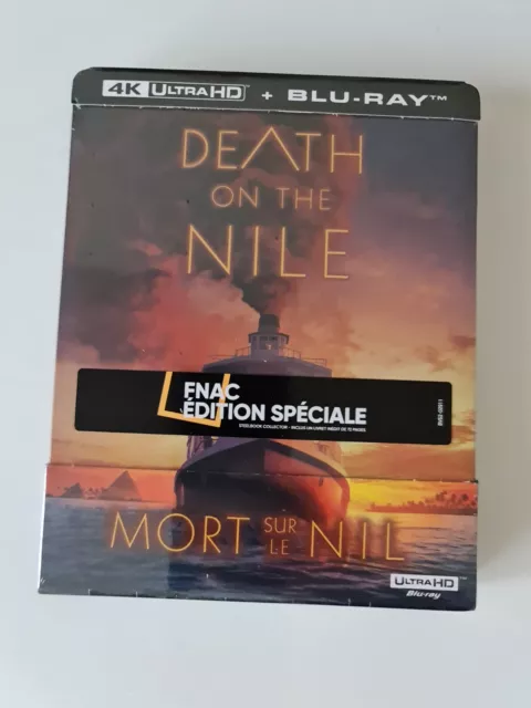 Mort sur le nil - Steelbook édition spéciale fnac - Blu-ray UHD 4K - neuf