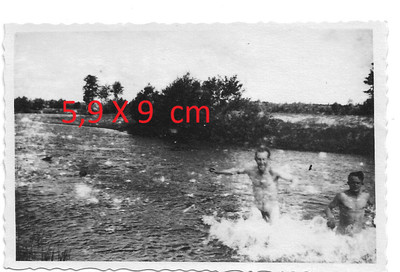 NAKED NUDE WEHRMACHT Soldiers Ace Dicky bath in the River Eastern Front