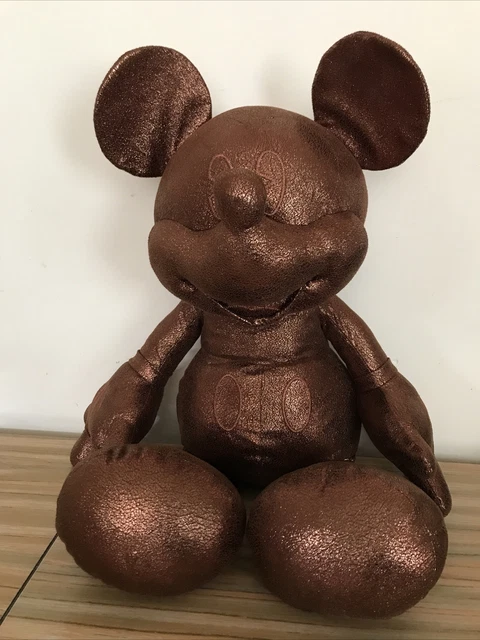 Disney Store Metallic Bronze Mickey Mouse Plush soft toy 60cm 2ft large jumbo