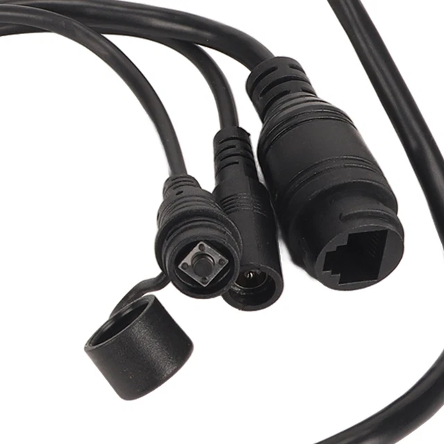 Cámara de orificio para puerta gran angular HD 4MP RJ45 cámara sin conductor para enchufe doméstico