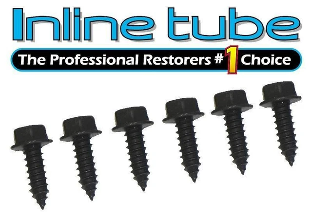 1964-79 Gm Gto Judge Chevelle 442 Firewall Mounting Screws Black Phosphate 3/4