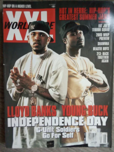 XXL MAGAZINE AUGUST 2004 #61 LLoyd Banks Young Buck G-Unit Fat Joe Rare ...