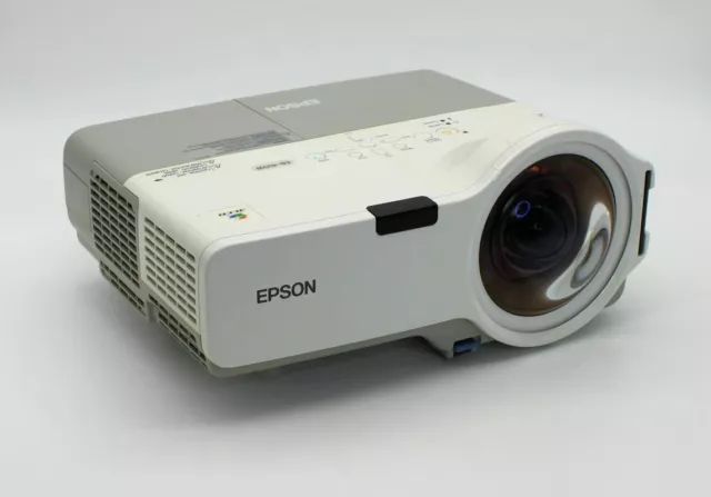 Epson EB-410w 2000 Lumen 3LCD Ultra Short Throw Projector ONLY 60 LAMP HOURS USE