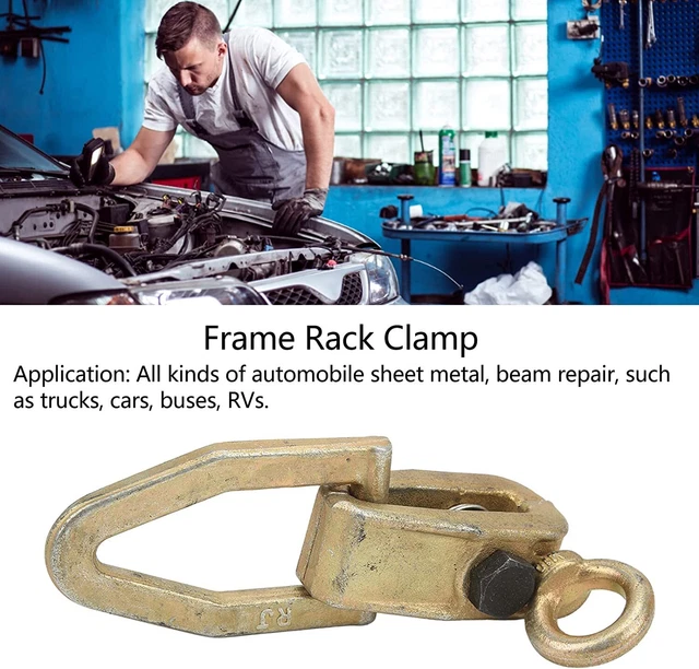 3 Ton 2-WAY Self-Tightening Frame Back Grips & Auto Body Repair Mini Pull Clamp