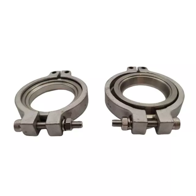 2 Pièces 1.73 "44mm V Band Bride Clamp Set Pour MVR 44mm Wastegate Inlet Tial 3