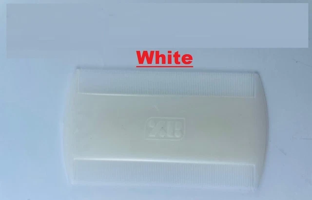 White Double Sided Nit Comb Head Lice Detection pet dog cat flea pine para pious 2