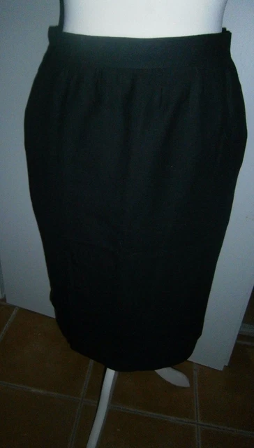 Jupe DANIEL D coupe Droite 100 % Pure Laine Vierge T.44