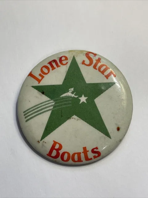 Lone Star Boats Vintage Button Memorabilia