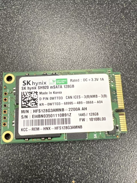 SK Hynix 128GB SSD, SH920