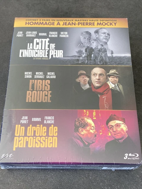 L Ibis Rouge / Drole De Paroissien ... Coffret 3 Bluray Jean Pierre Mocky Neuf