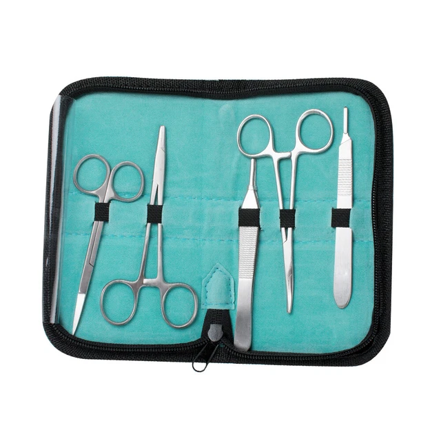 Carejoy Stainless Steel Surgical Suture Practice Kit Including Silicone Pad US