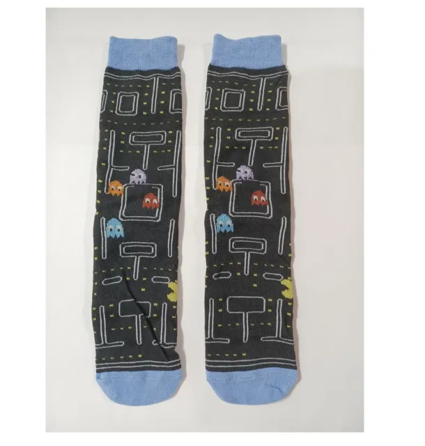 Pac Man Arcade Video Game Funny Retro Costume Adult Socks