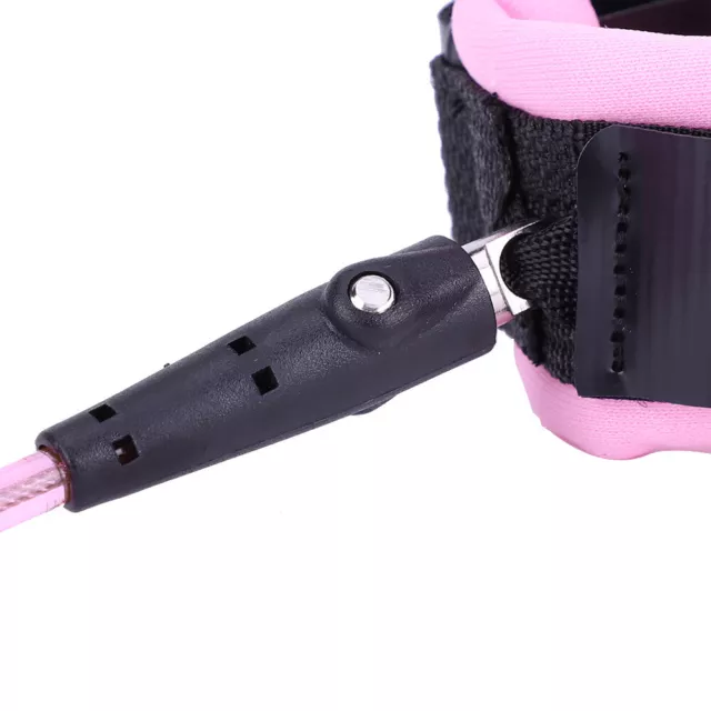 (Pink)Anti Lost Wrist Link Toddlers Safety Wristband Leash With Safety Key &