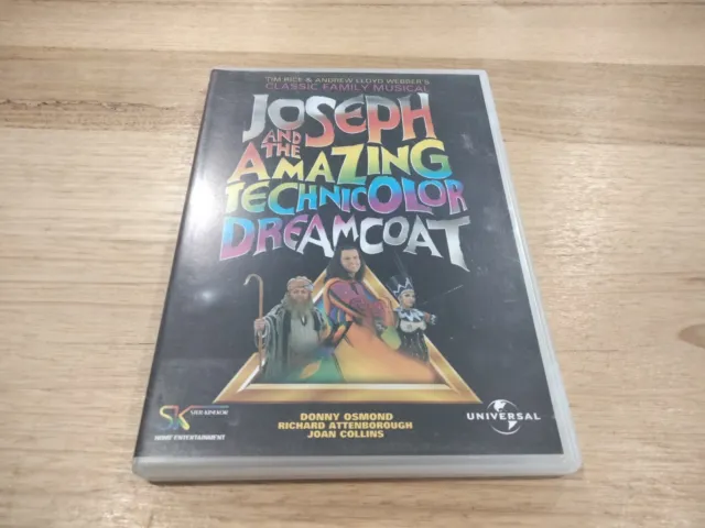 Andrew Lloyd Webber Joseph and the amazing technicolor Dreamcoat region 2 dvd