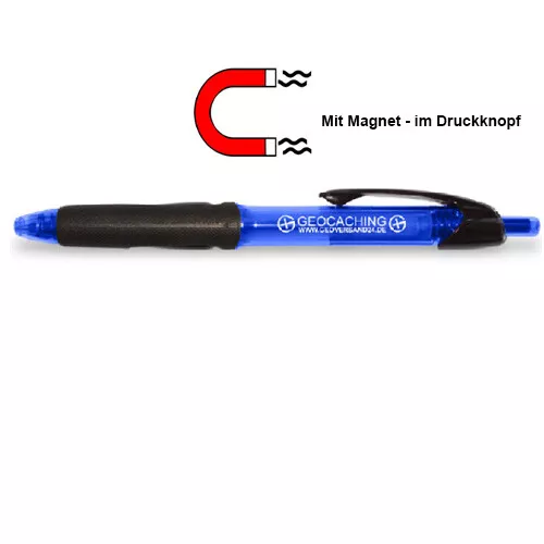 Magnétique Geocahing Powertank Bleu All Météo Pen Extérieur Mine de Pression Gaz