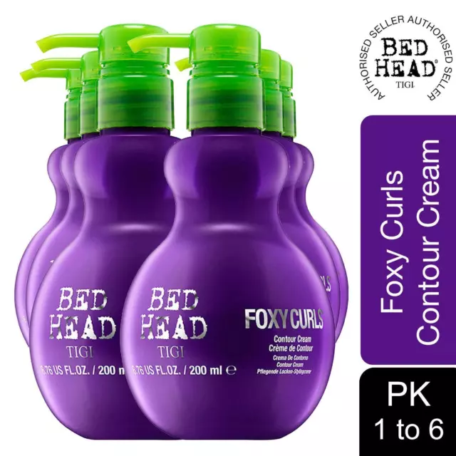 Bed Head by TIGI Foxy Curls Curly Hair Cream for Defined Curls 200ml