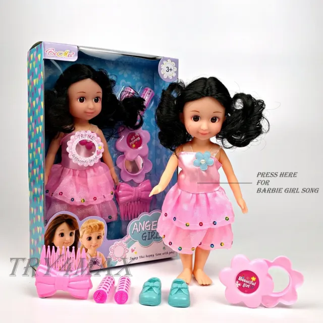 Bambola alla moda bambini ragazze set gioco gioco gioco Elsa Anna principessa Barbie NUOVO