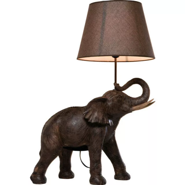 Tischlampe Safari Elefant Tischleuchte Lampe Schreibtischlampe Kare 32775-w